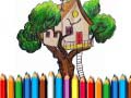 เกม Tree House Coloring Book