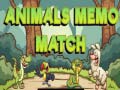 เกม Animals Memo Match