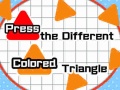 เกม Press The Different Colored Triangle