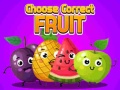 เกม Choose Correct Fruit