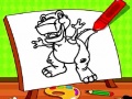 เกม Easy Kids Coloring Dinosaur