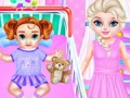 เกม Little Elsa Caring Day