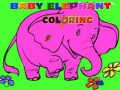 เกม Baby Elephant Coloring