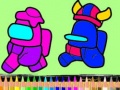 เกม Among Us Coloring Book