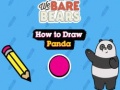 เกม We Bare Bears How to Draw Panda