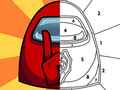 เกม Among Us Them Coloring Book