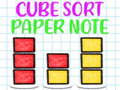 เกม Cube Sort Paper Note