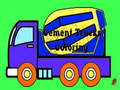 เกม Cement Trucks Coloring