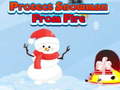 เกม Protect Snowman From Fire