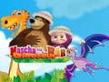 เกม Masha and The Bear dinosaur