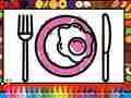 เกม Color and Decorate Dinner Plate