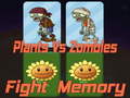 เกม Plants vs Zombies Fight Memory