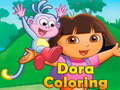 เกม Dora Coloring