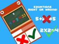 เกม Equations Right or Wrong
