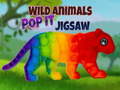 เกม Wild Animals Pop It Jigsaw