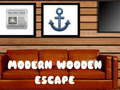 เกม Modern Wooden House Escape