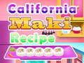 เกม California Maki Recipe