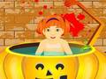 เกม Little Baby Halloween Bathing