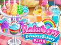 เกม Rainbow Desserts Bakery Party