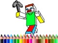 เกม Back to School: Minecraft Coloring