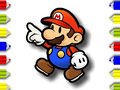 เกม Back To School  Mario Coloring