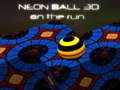 เกม Neon Ball 3d on the run