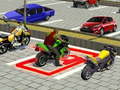เกม Superhero City Bike Parking Game 3D