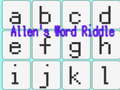 เกม Allen's Word Riddle