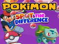 เกม Pokimon Spot the differences