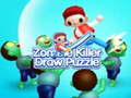 เกม Zombie Killer Draw Puzzle 