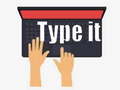 เกม Type it