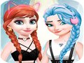 เกม Elsa and Anna Dress Up Makeup 