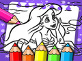 เกม Ariel The Mermaid Coloring Book