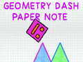 เกม Geometry Dash Paper Note