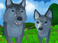 เกม Wolf simulator wild animals 