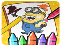 เกม Coloring Minion Раскраска Миньон