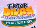 เกม TikTok Divas Cute School Pleated Skirt Looks