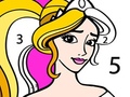 เกม Princess Coloring By Number