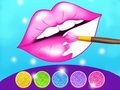 เกม Glitter Lips Coloring Game