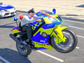 เกม Police Bike Stunt Race Game