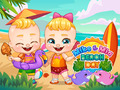 เกม Mike & Mia Beach Day