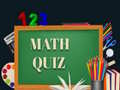 เกม Math Quiz 