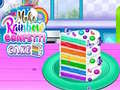 เกม Make Rainbow Confetti Cake