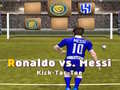 เกม Messi vs Ronaldo Kick Tac Toe