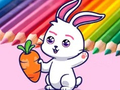 เกม Coloring Book: Rabbit Pull Up Carrot