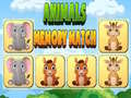 เกม Animals Memory Match