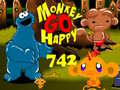 เกม Monkey Go Happy Stage 742