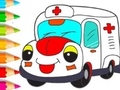 เกม Coloring Book: Ambulance