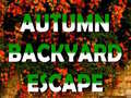 เกม Autumn Backyard Escape 