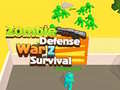 เกม Zombie defense War Z Survival 